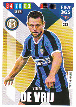 Stefan de Vrij Internazionale Milano 2020 FIFA 365 #233